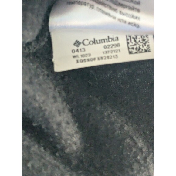 Columbia Full Zip Fleece Vest Women's Medium Black/Dark Gray - Picture 8 of 9